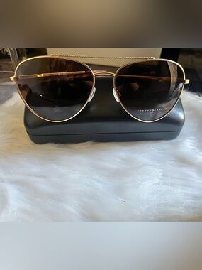 NWOT Joseph Abboud Men’s Gold Frame Sunglasses with Brown Lenses